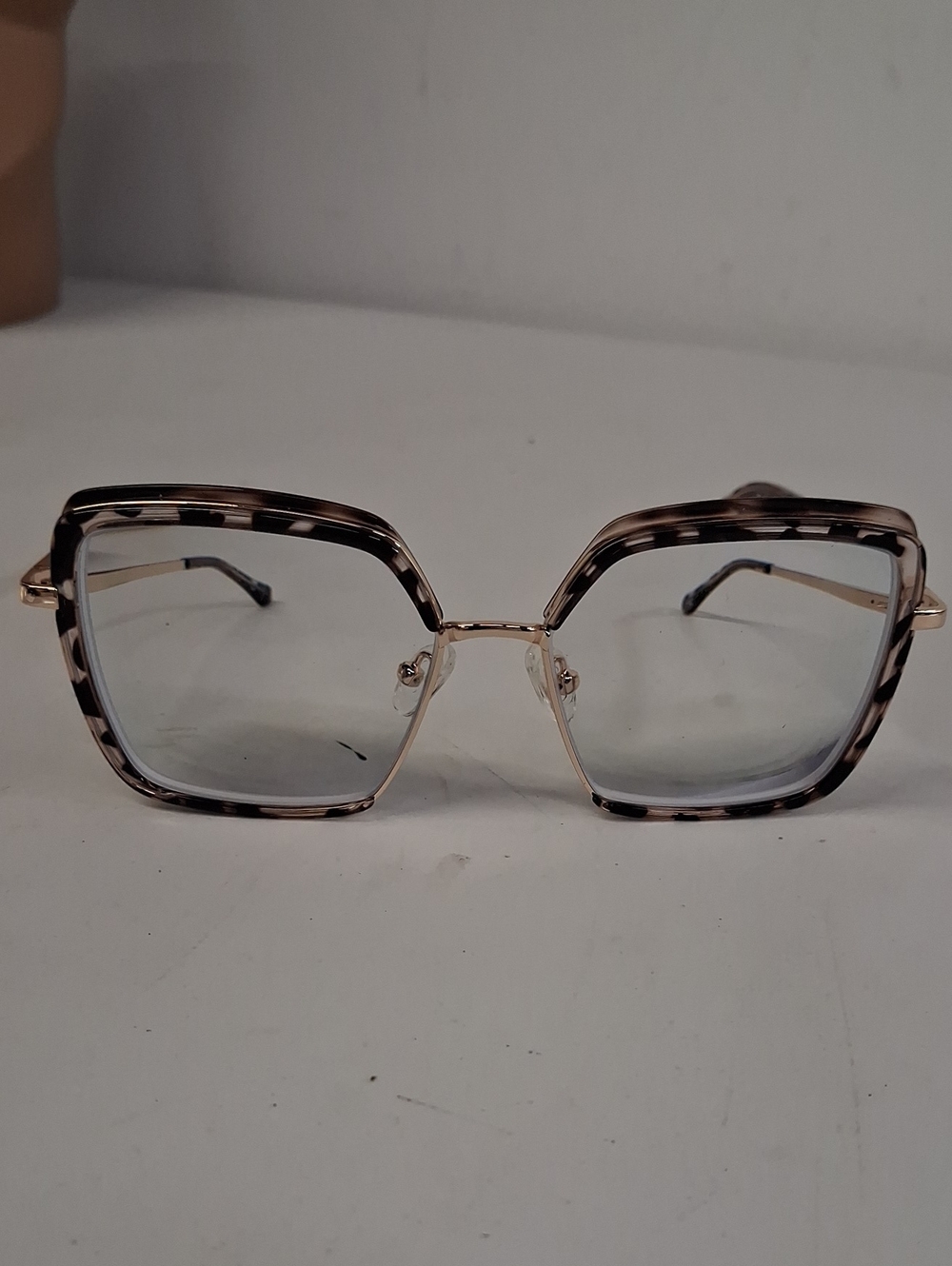Zeelool Gold/Tortoise Shell Eyeglass Frames OX467298-1 Rxable